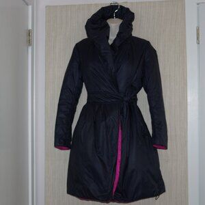 Marido Italy Navy Blue Wrap  puffer coat Size: 0